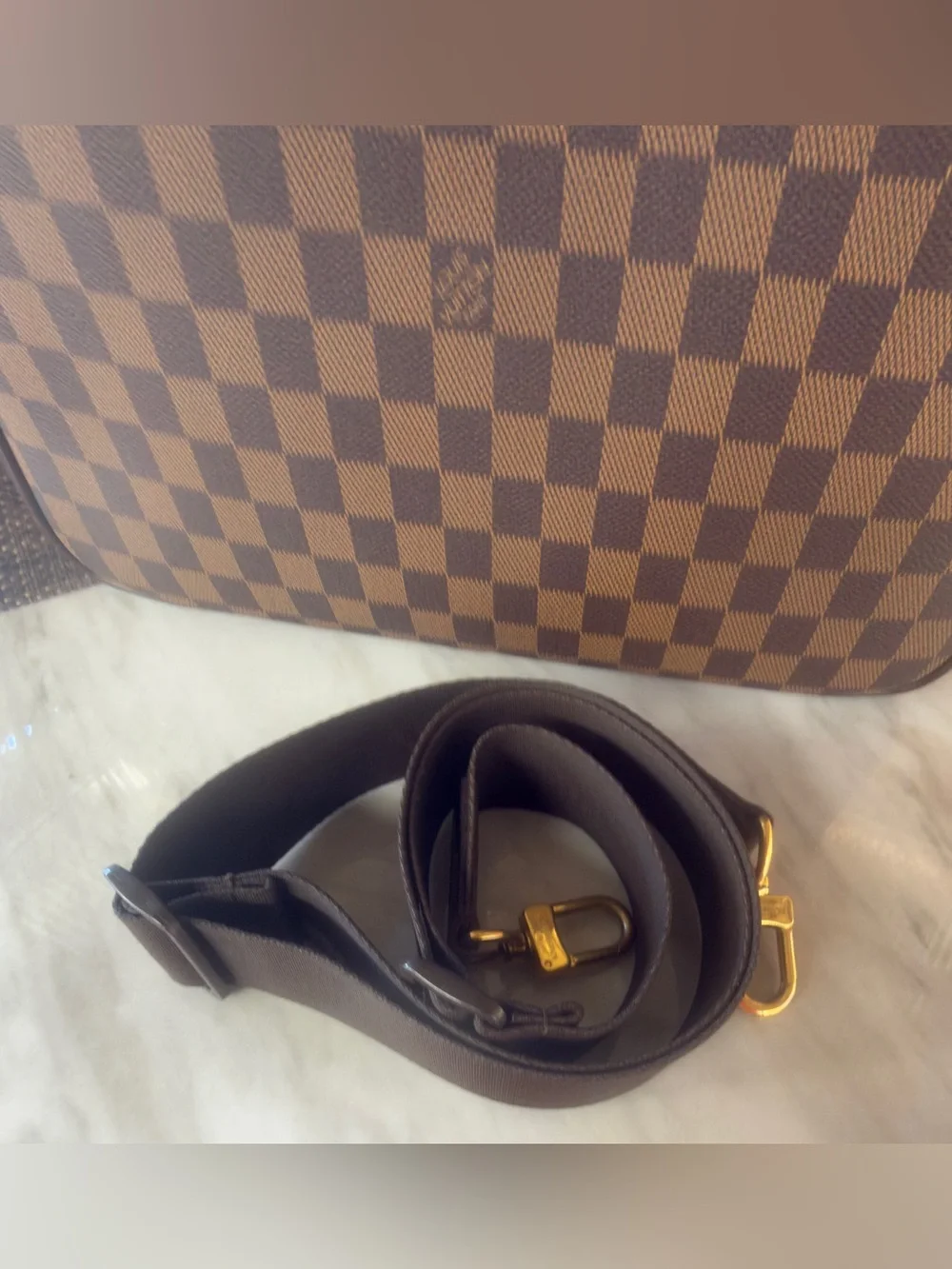 Louis Vuitton Damier Ebene Porte Ordinateur Sabana Computer Case